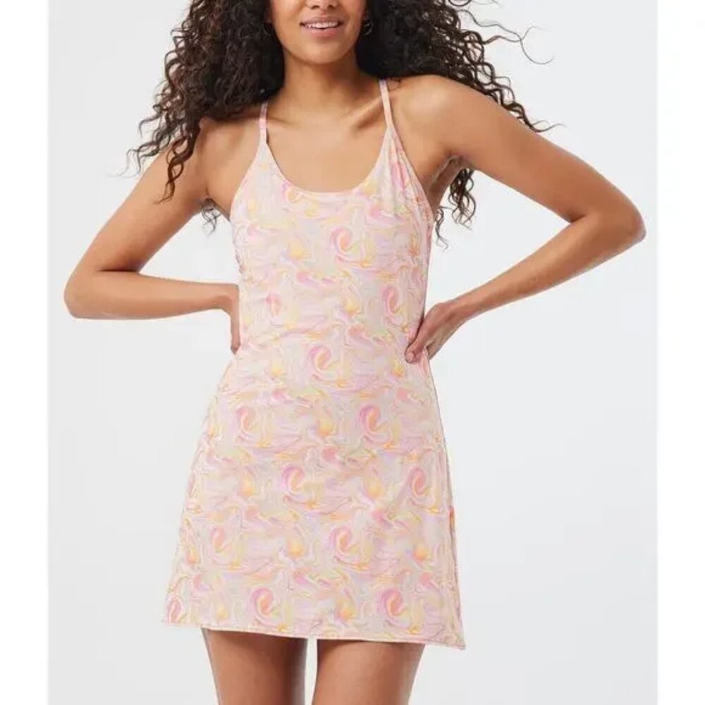OUTDOOR VOICES The Exercise Dress Pink Marble | NEW WITH TAGS